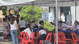 ภาพบรรยากาศกิจกรรมตรวจสุขภาพและอบรมดับเพลิงประจำปี 2568  บริษัท นัฐคอน คอปอเรชั่น จำกัด
