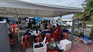 ภาพบรรยากาศกิจกรรมตรวจสุขภาพและอบรมดับเพลิงประจำปี 2568  บริษัท นัฐคอน คอปอเรชั่น จำกัด