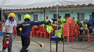 ภาพบรรยากาศกิจกรรมตรวจสุขภาพและอบรมดับเพลิงประจำปี 2568  บริษัท นัฐคอน คอปอเรชั่น จำกัด