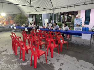 ภาพบรรยากาศกิจกรรมตรวจสุขภาพและอบรมดับเพลิงประจำปี 2568  บริษัท นัฐคอน คอปอเรชั่น จำกัด